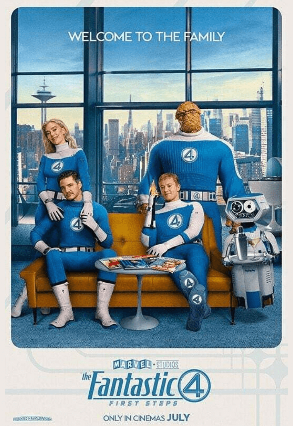 Fantastic Four First Steps Movie Poster